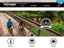 Tablet Screenshot of fietsenverhelst.be